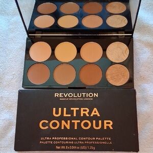 Revolution Ultra Contour Palette - Diverse Brown and Tan Hues